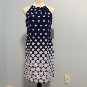 London Times Women’s Sleeveless Linen‎ Blend Mini Dress Size 2